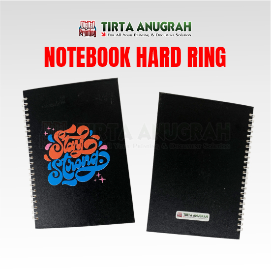 

TIRTA ANUGRAH - Notebook Custom desain Isi 50 lembar Bookpaper / 1 hari jadi / Notebook ring custom