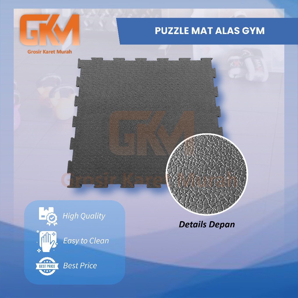 Karpet Karet Alas Gym Rubber Puzzle Mat