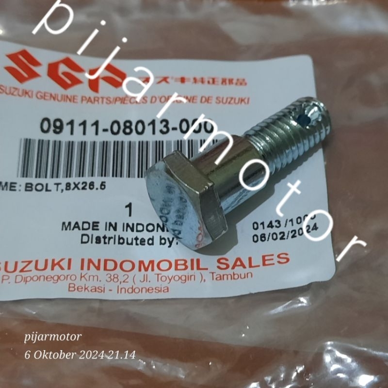 Baut Penahan Tutup Tromol Belakang Suzuki TS 125 RGR TRS Thunder GP100 GP125 A100 Shogun 110 Satria 