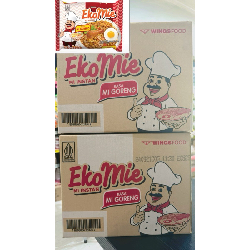 

mi instan EKOMIE RASA MI GORENG ISI 40pc