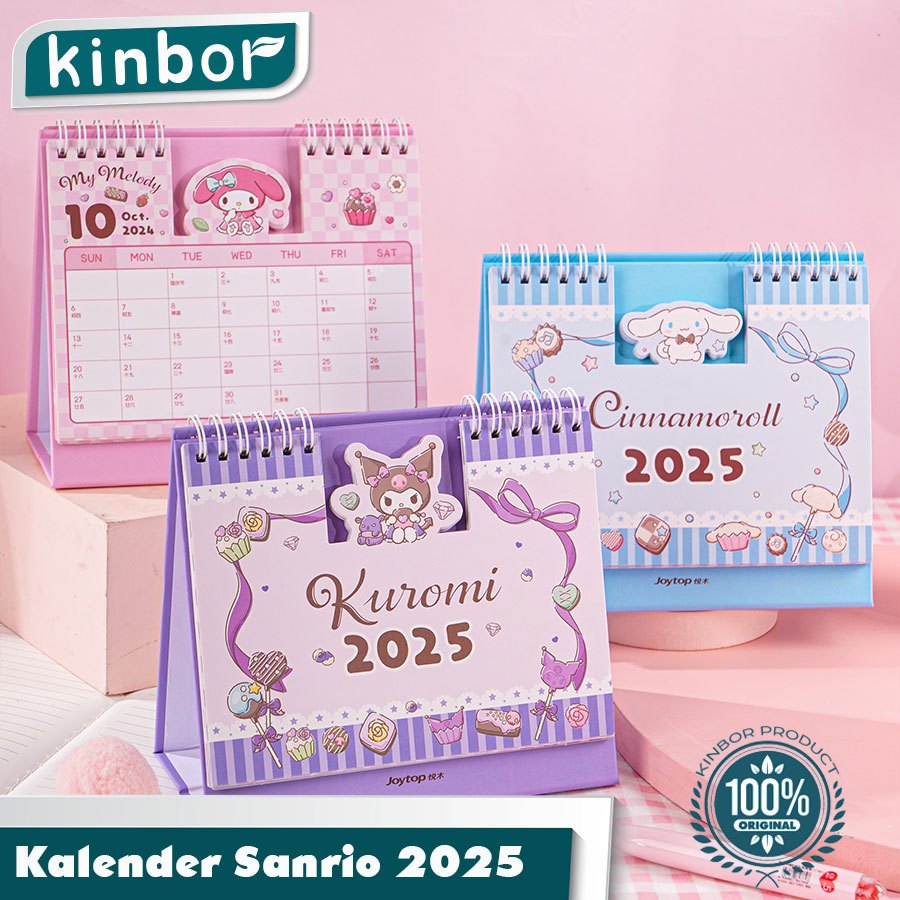 

Kalender meja sanrio 2025/ Calendar memo 2025 aesthetic <ORI>