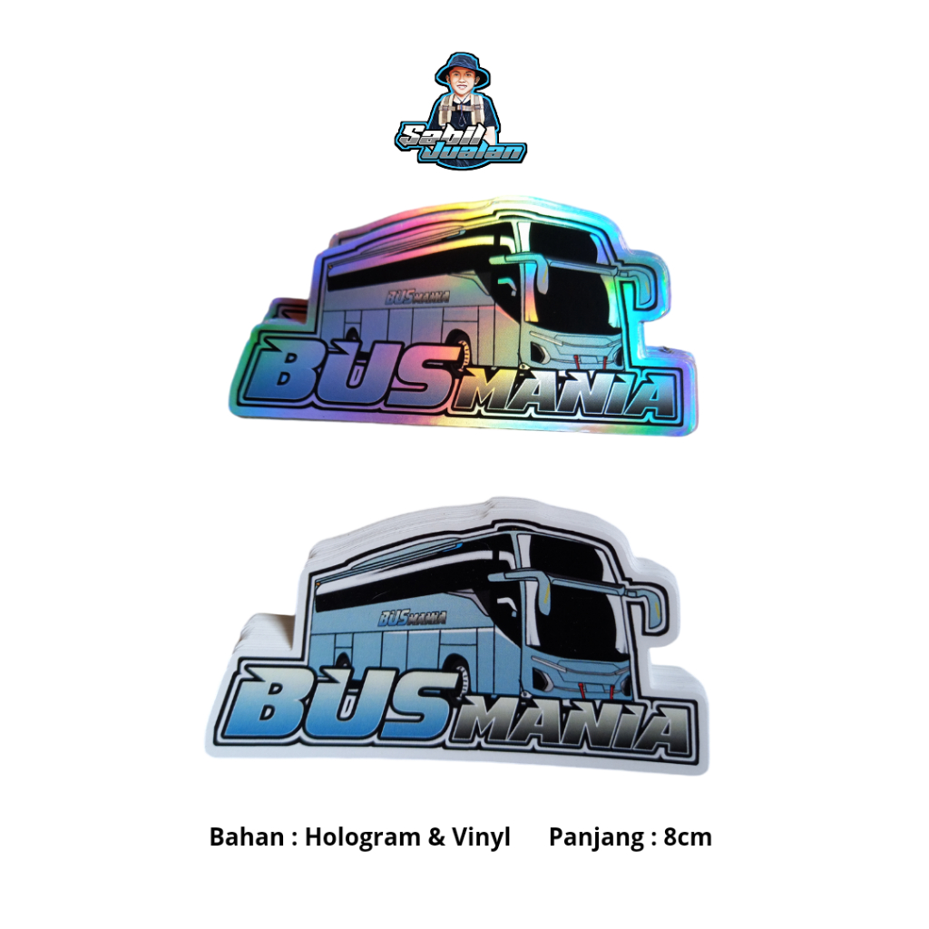 Stiker Bus Mania #sabiljualan