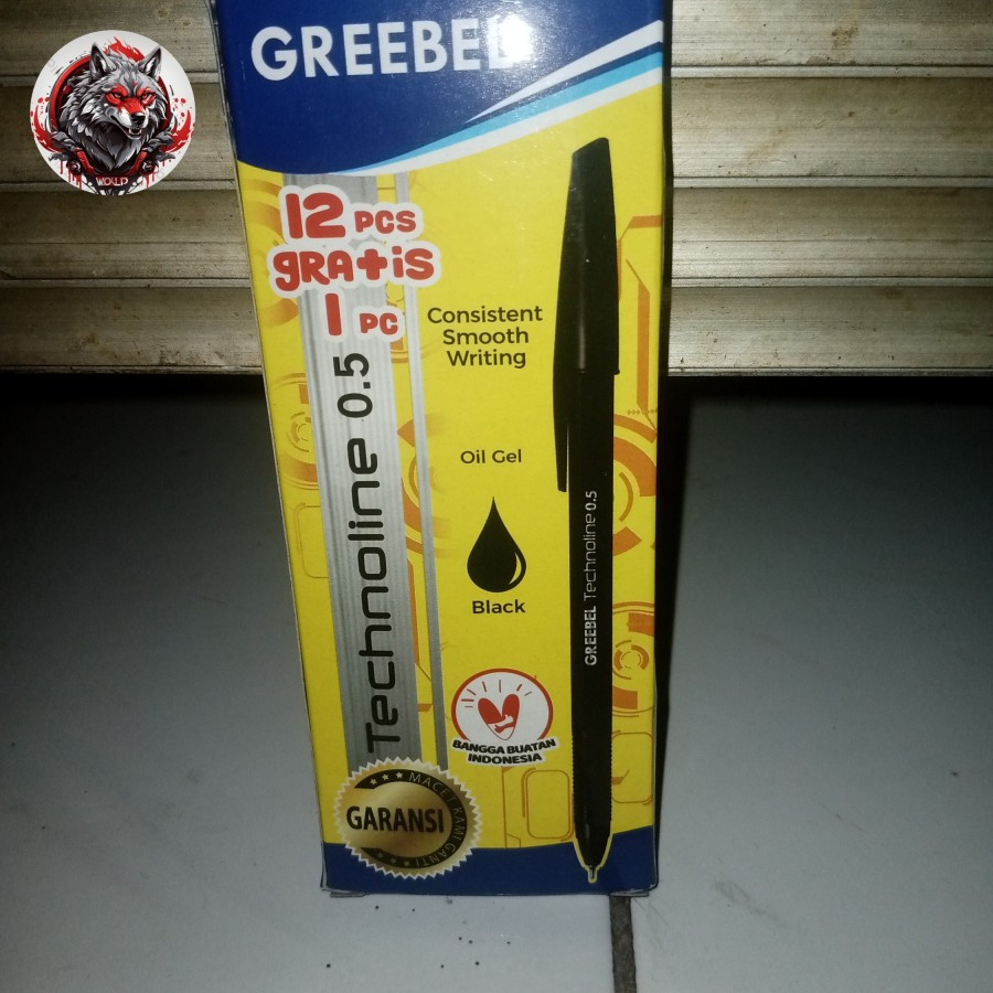 

pulpen grebel hitam