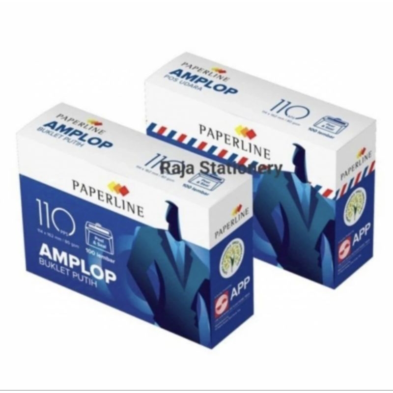 

Amplop Airmail PaperLine 110 114*162mm 80 gram (1dus/40lembar)