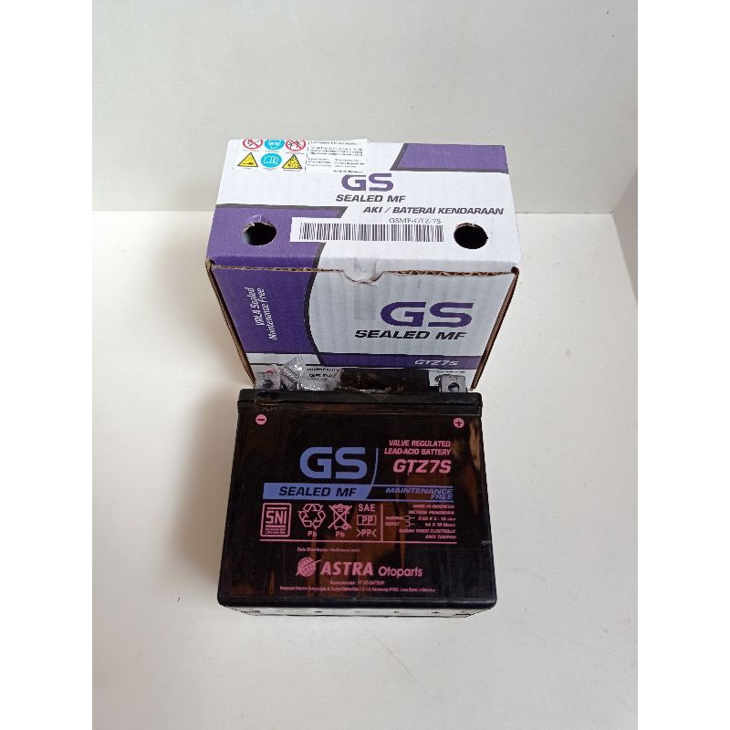 AKI MOTOR ACCU/BATERAI GS ASTRA GTZ7S ORIGINAL