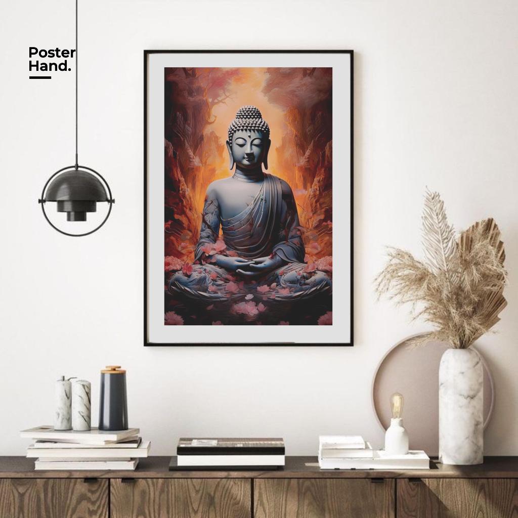 POSTER KANVAS Hiasan Dinding Buddha | Posterhand