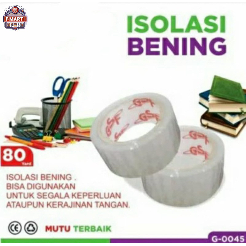 

Isolasi bening 80yrd