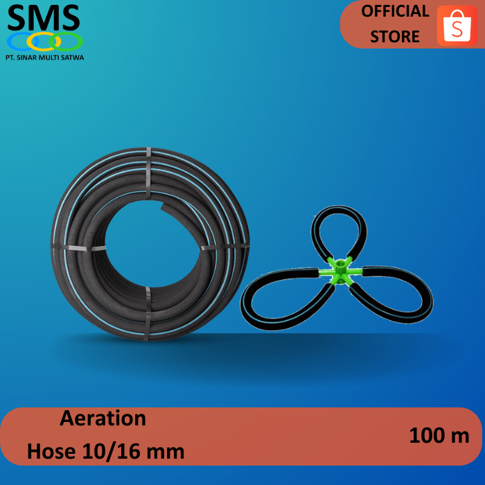 Selang Aerasi Uniring / Aeration hose 10/16 mm 100 m/roll (Uniring) / Oxytube / Selang Oksigen Akuar