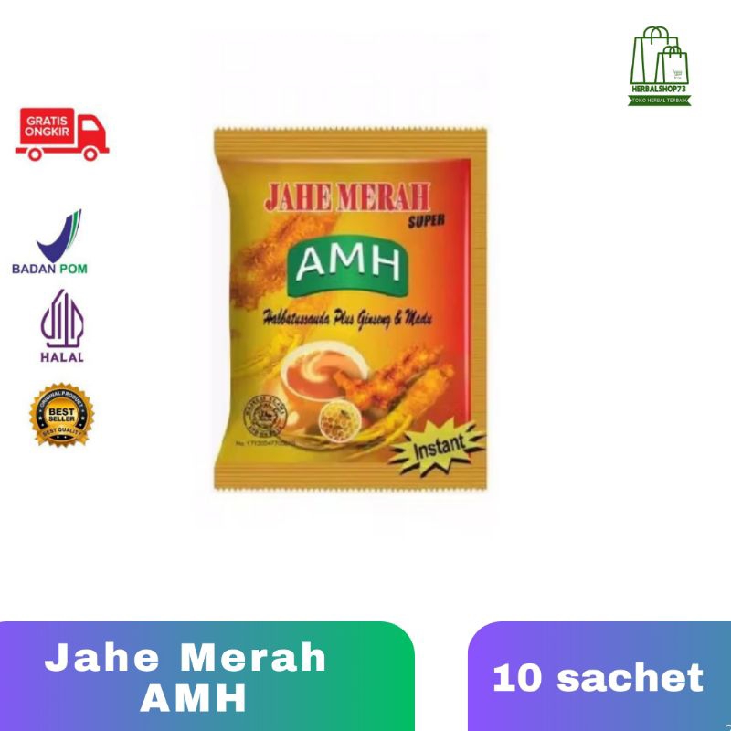 

Jahe merah SUPER AMH BPOM Iklan Sule Original /RENCENG isi 12 Sachset, Promo,Termurah