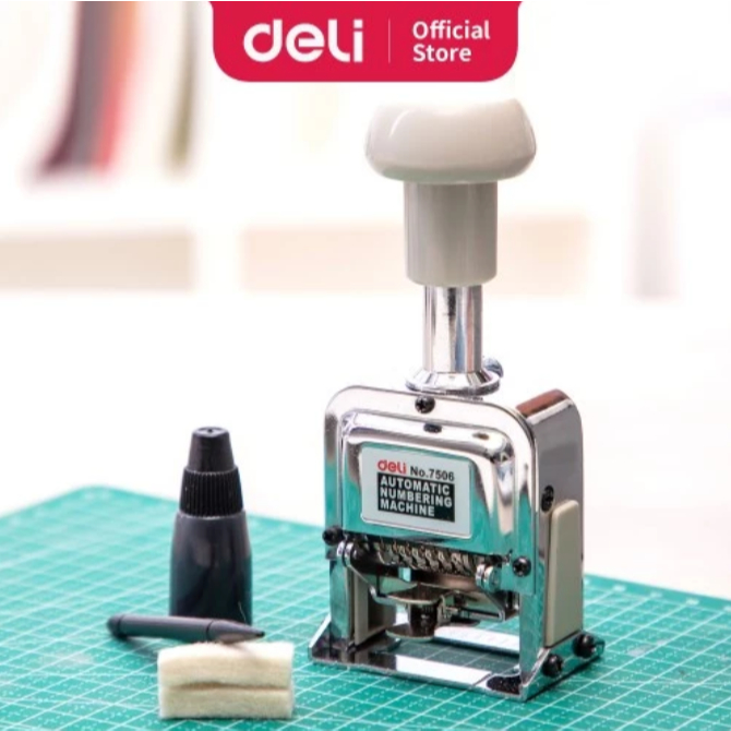 

DELI Mesin Penomoran Numbering Machine 6/10 Digits