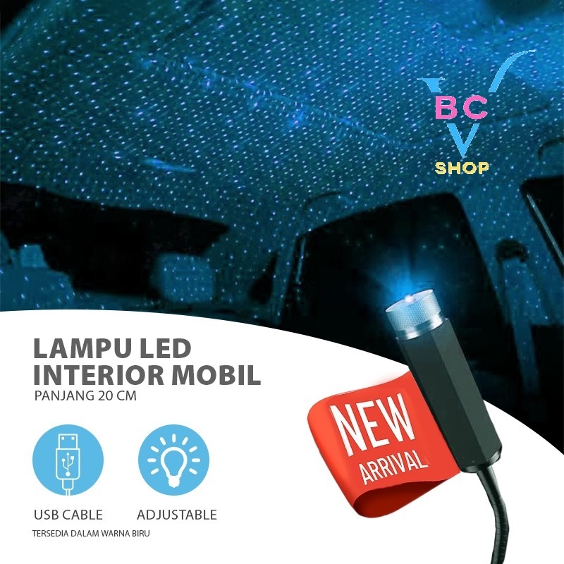 Lampu LED USB Dekorasi Interior Mobil