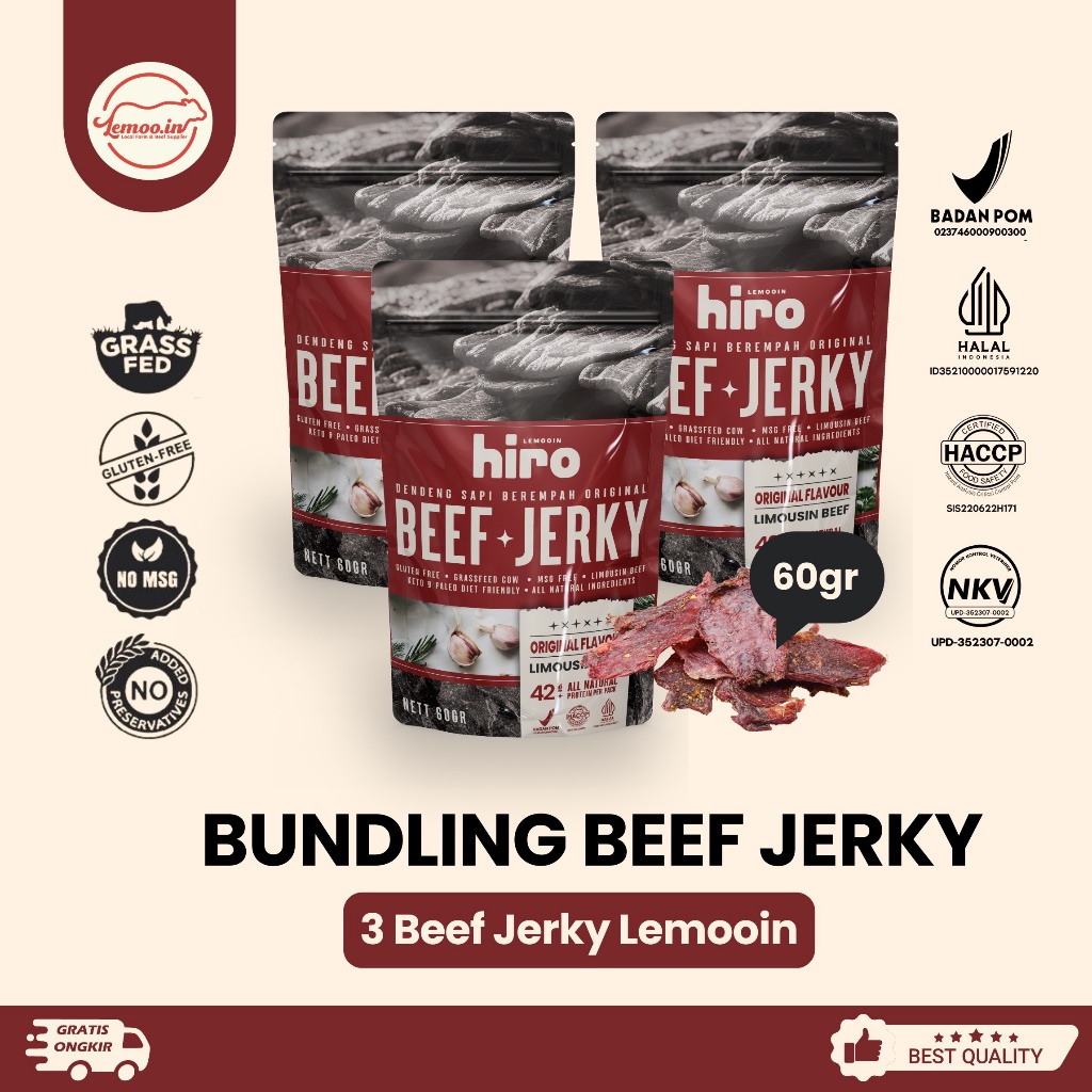 

LEMOOIN Bundling 3 Beef Jerky