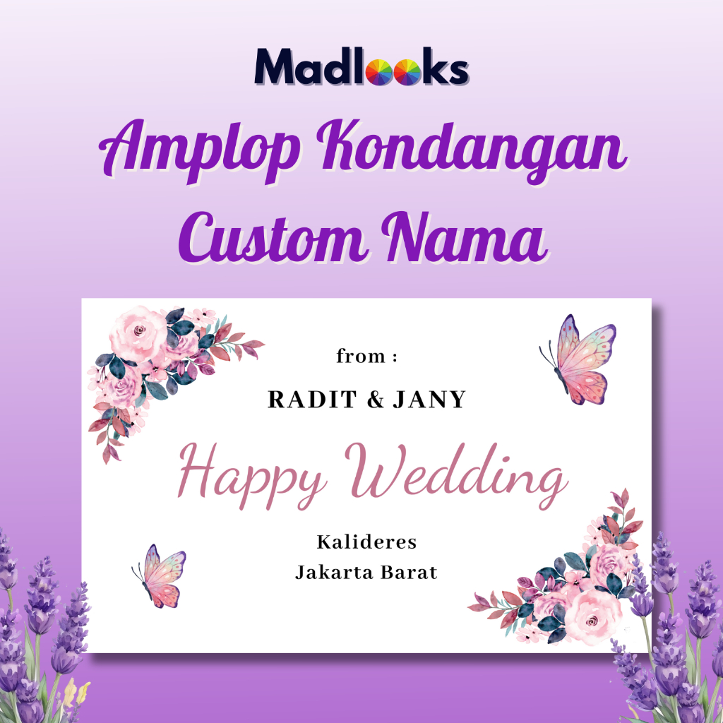 

Amplop Kondangan Custom Nama