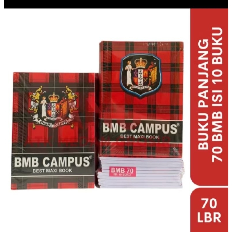 

Buku BMB isi 70 lembar best campus book