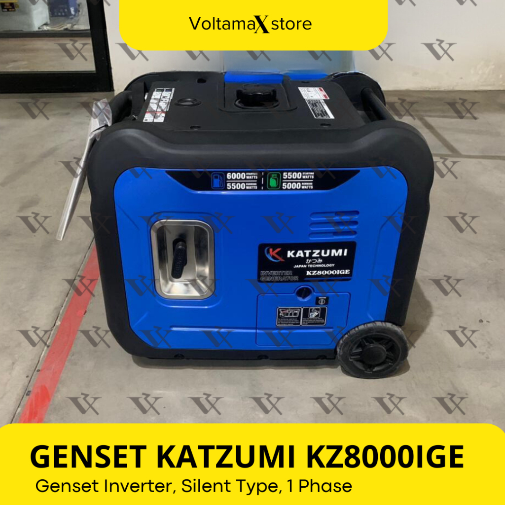Genset Inverter KATZUMI 6000 Watt Super Silent KZ8000IGE