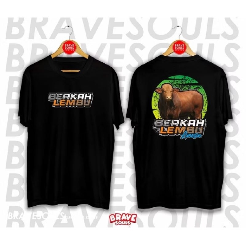 KAOS BERKAH LEMBU SAPI LIMOSIN BULAT NEW