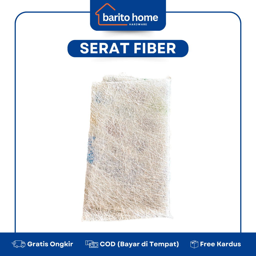 Serat Fiber Aquaproof Anti Bocor Lembaran 25 x 30 Cm Fiberglass Mat Matt Penambal Bocor Dinding Atap