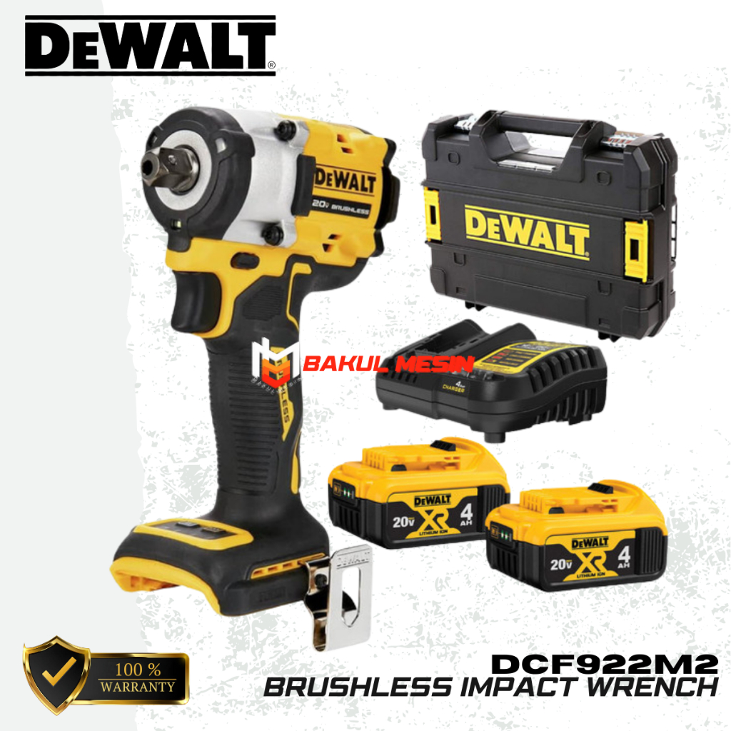 DEWALT DCF922M2 Brushless Impact Wrench DCF 922 ATOMIC