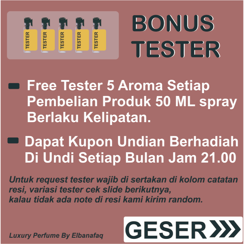 Parfum Bibit 100 Gram LUX LIDOX By Elbanafaq Parfum | For Women | PREMIUM | Bonus 5 Tester | Exclusi