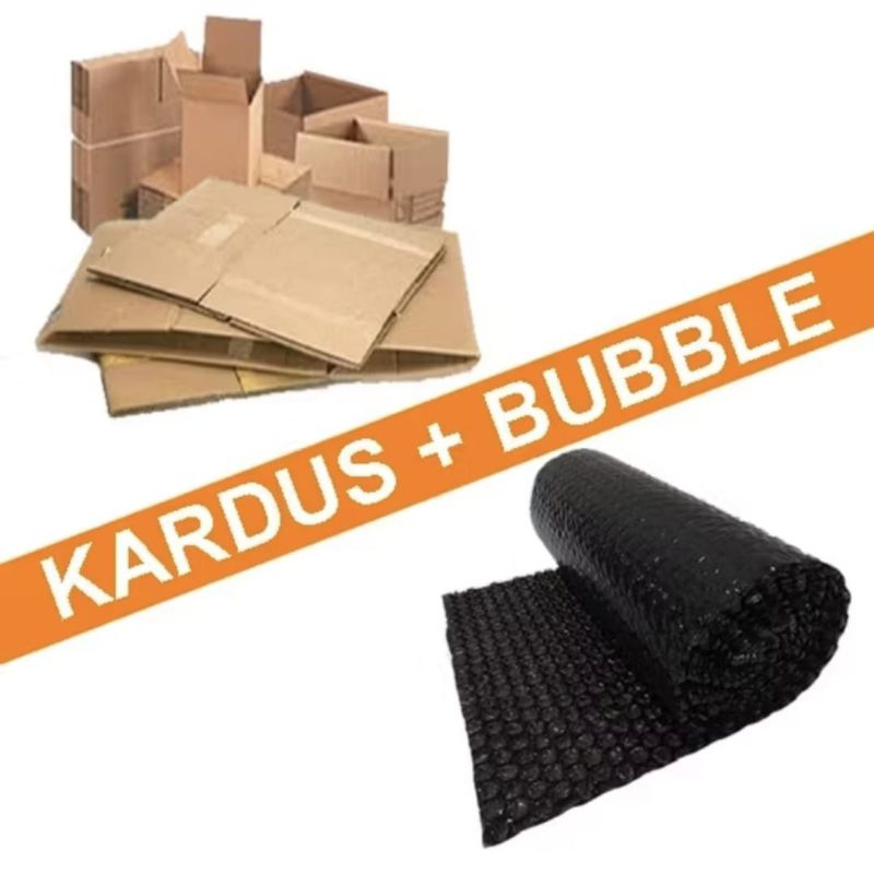 

Ekstra Packing Bubble Wrap + Kardus