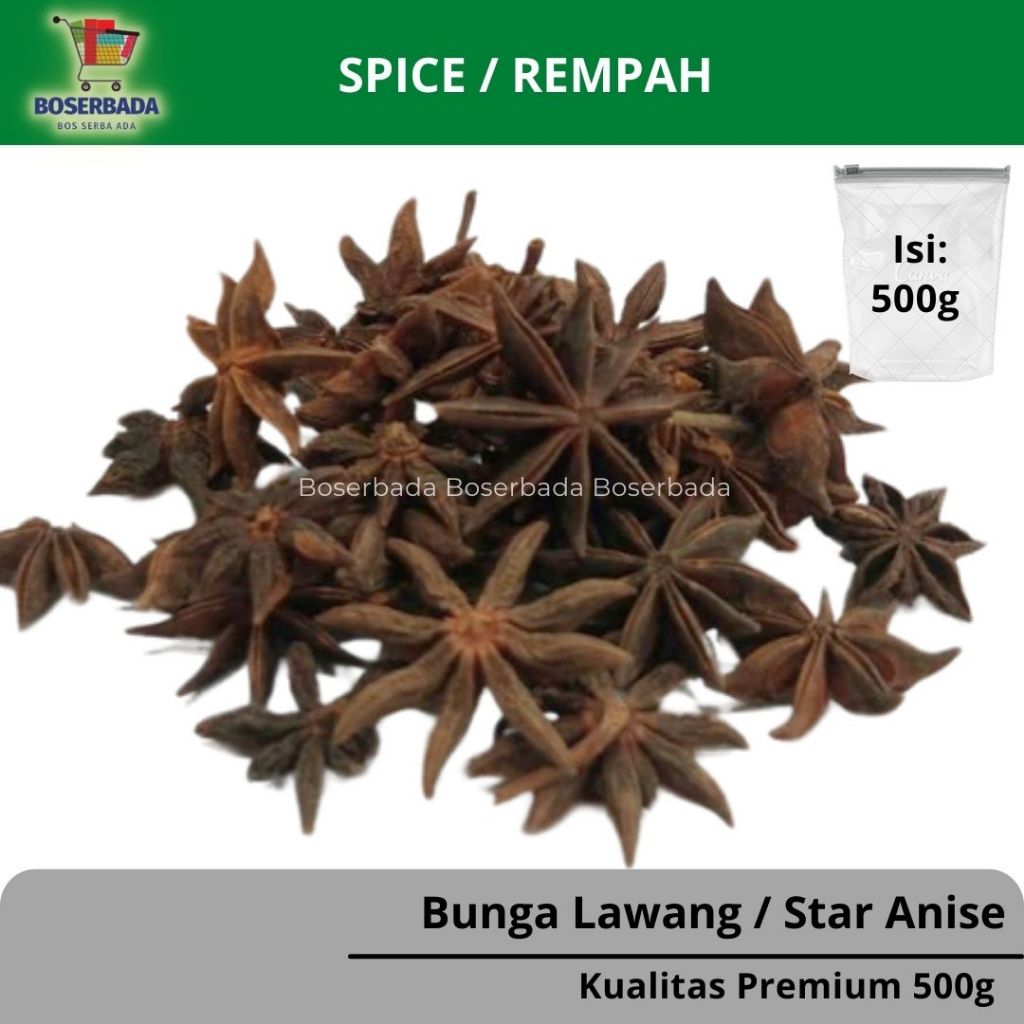 

500 gr | Bunga Lawang / Star Anise / Kembang Pekak / Ba Jiao I Premium