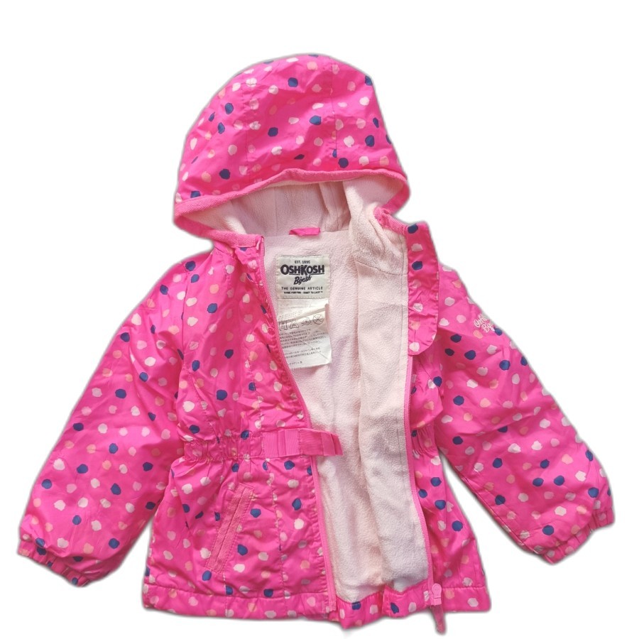 jaket anak oshkosh bgosh polkadots infant jacket balita