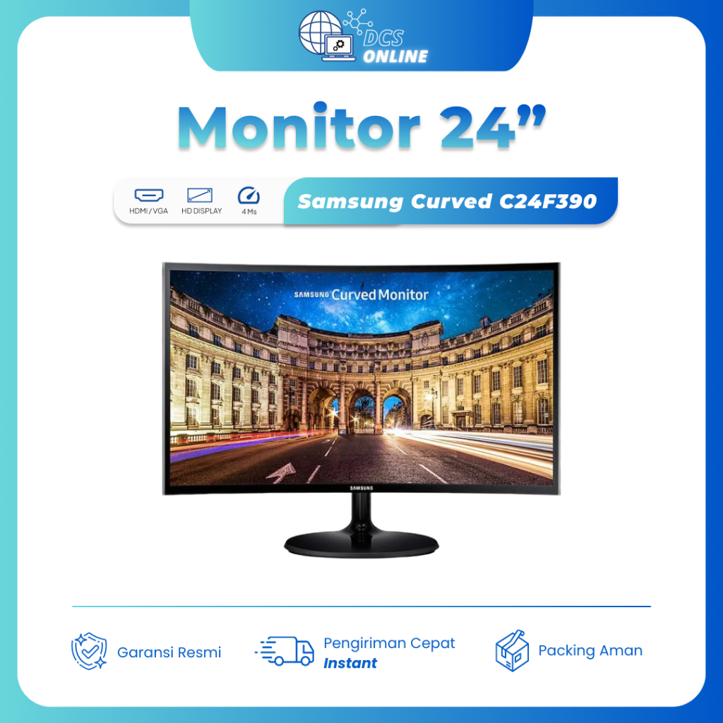 MONITOR SAMSUNG CURVED 24 INCI C24F390 FHE