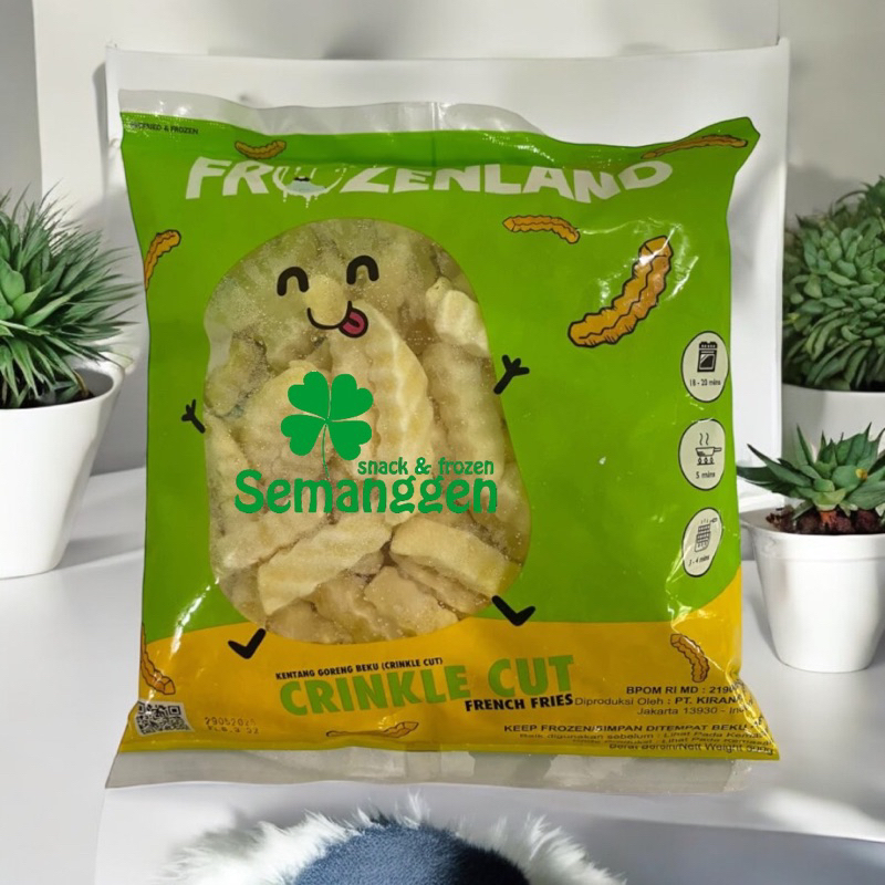 

Frozendland Crinkle 500gr ☘️Semanggen Frozen