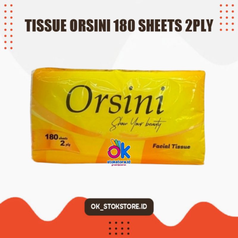 TISSUE ORSINI TISU 180 SHEETS 2PLY