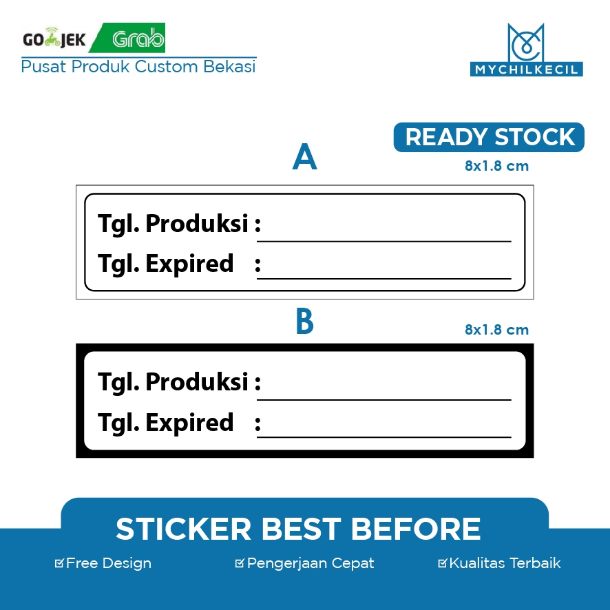 

STICKER BEST BEFORE/ STIKER EXPIRED/ STIKER KEMASAN MAKANAN