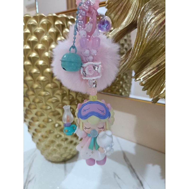 Gantungan strap tas,Bagcharm,Nanci Sleepwalk ORI