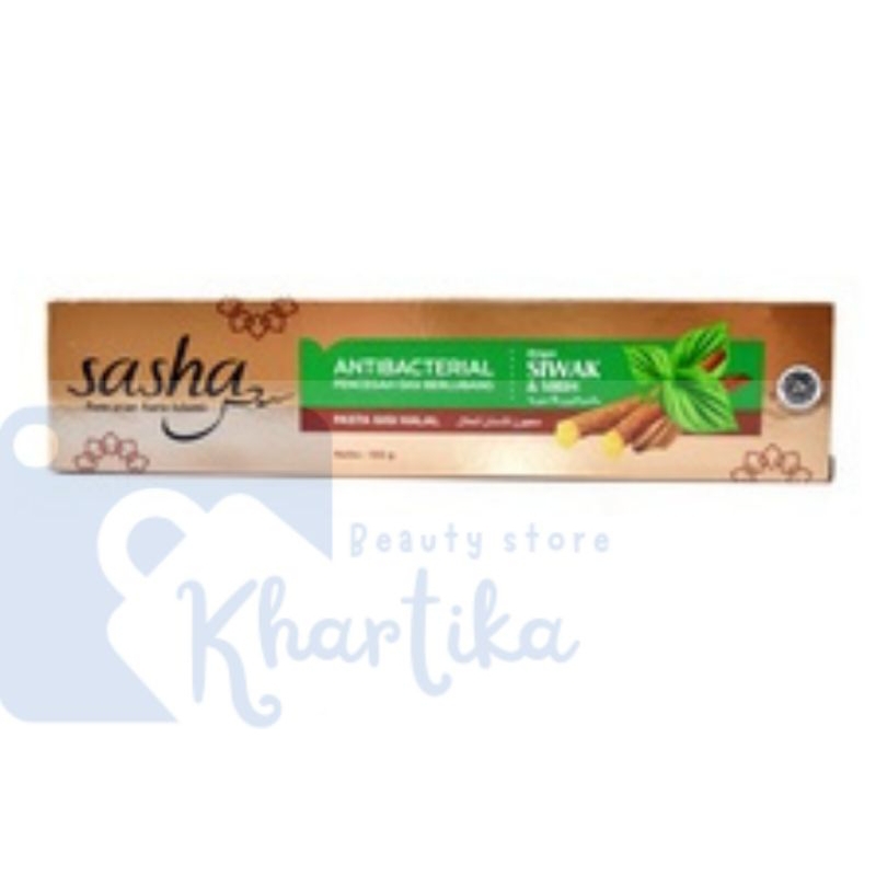 SASHA sasha  pasta gigi herbal pasta gigi Antibacterial  65 gr,