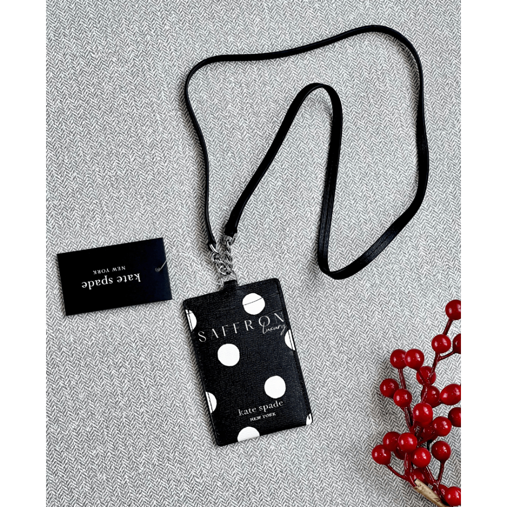 

Kate Spade Morgan Sunshine Dot New Lanyard / Black Multi