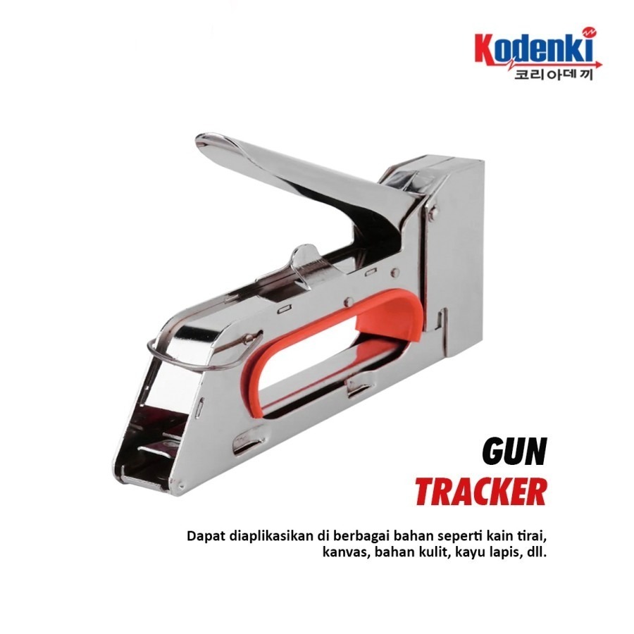 

KODENKI Stapler Staples Gun Manual Tangan R23 Jok Motor Mebel Bingkai Furniture Pintu Kayu Papan - Stapler Gun Tracker Hekter Alat Staples Jok Motor Sofa Kain Tirai Kayu Isi Staples Ukuran Bisa 13/4 13/6 13/8