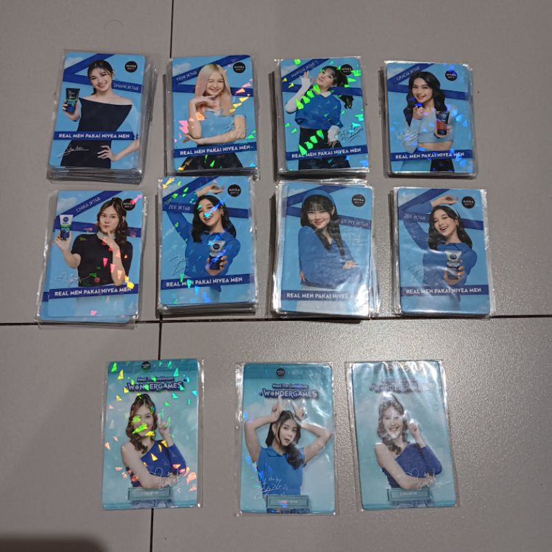 Photocard Chika,Feni,Fiony,Marsha Nivea Man