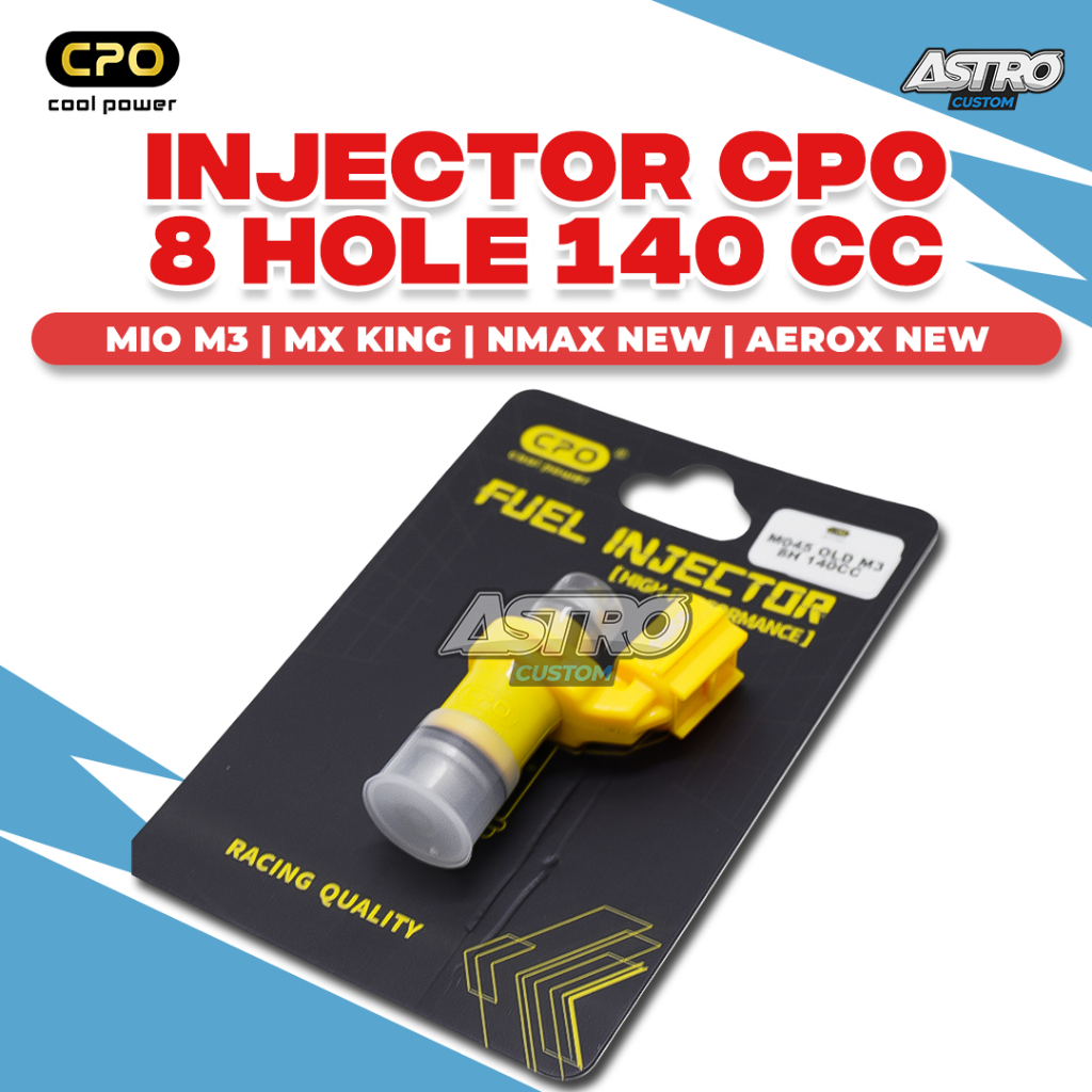 Injektor CPO Nmax Aerox 155 Lexi Mio M3 Z S Soul GT Xride Fino Fi 125 Mx King Injector Cool Power