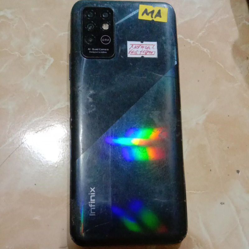 infinix note 8 minus lcd mesin normal