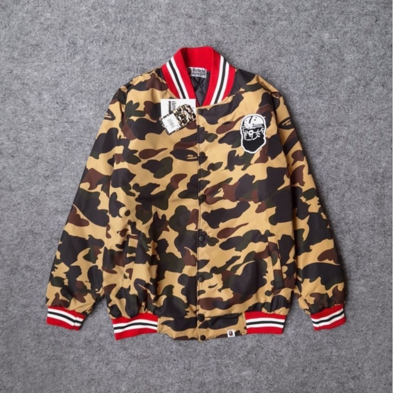 Varsity Jacket Camo A Bathing Ape 1993 – Jaket BAPE Streetwear