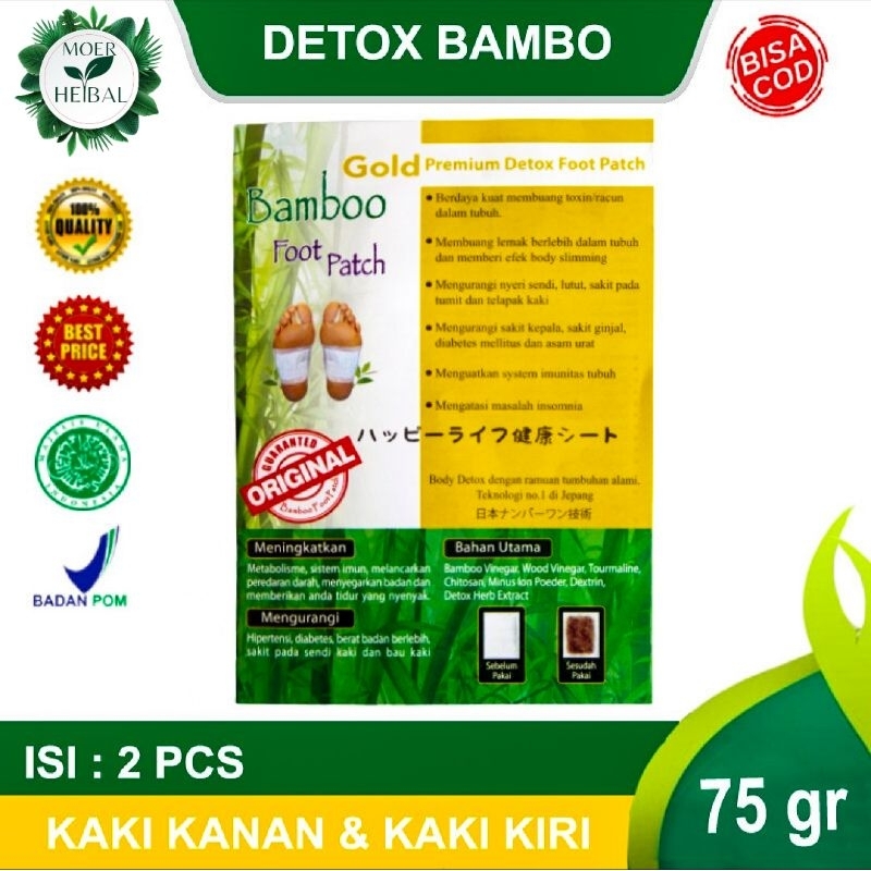 Koyo Kaki Bamboo Foot Patch Gold Premium Detox Foot Patch