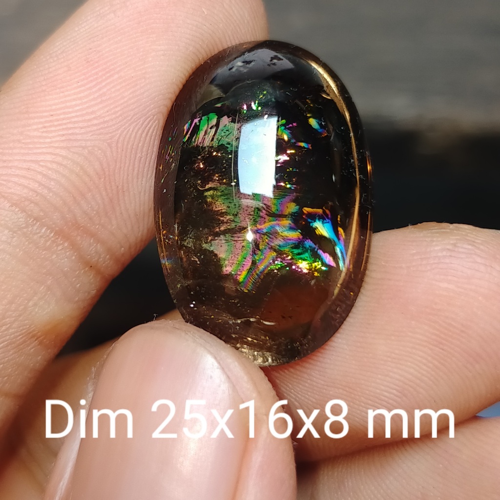 BATU KECUBUNG PELANGI TEH NATURAL cek batu lainnya yaman api wulung opal bacan permata kalimaya kiny