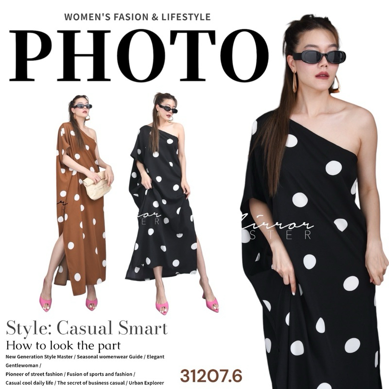 DRESS SABRINA / DRESS POLKADOT / DRESS IMPORT