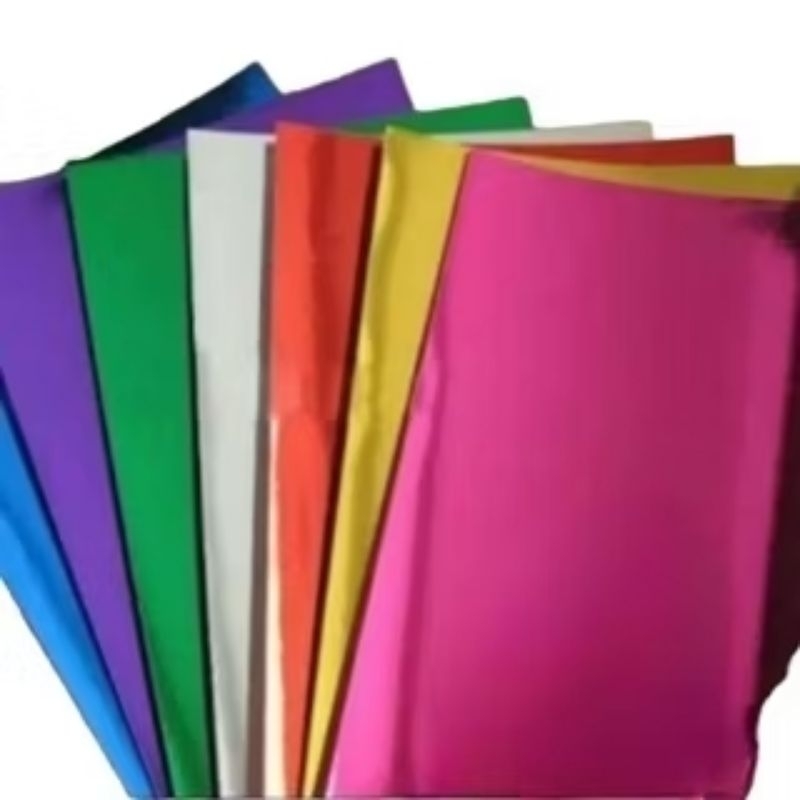 

100 kertas metalik kertas warna mengkilap