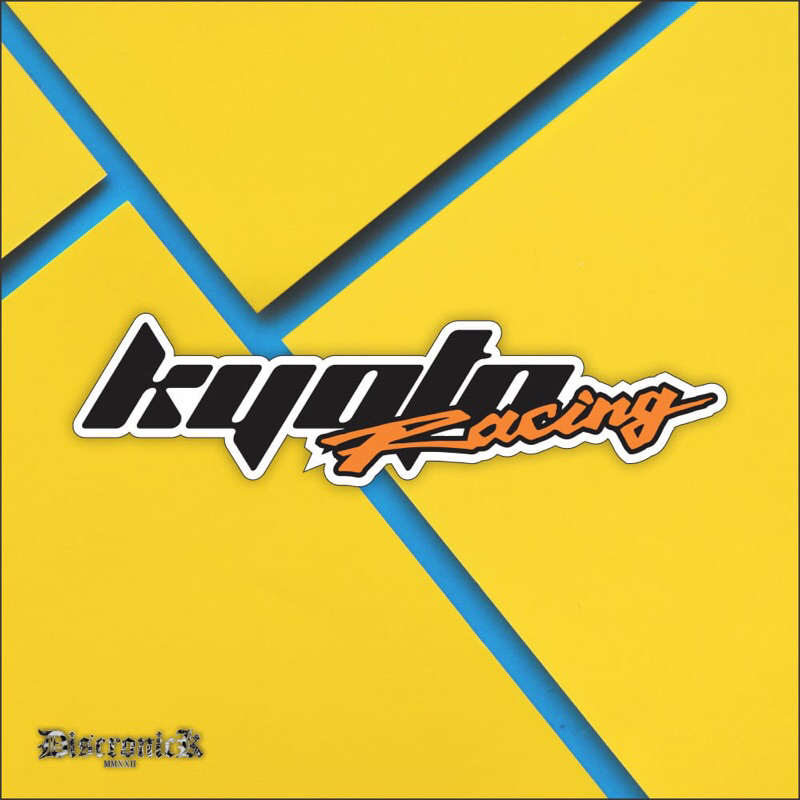Sticker / Sticker Kyoto Racing Brand Logo Cutting