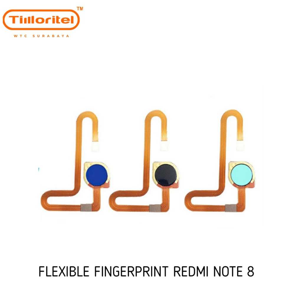 FLEX FINGERPRINT REDMI NOTE 8 BLACK WHITE BLUE