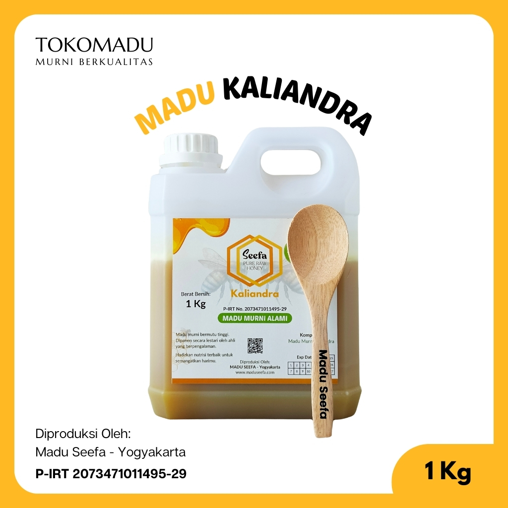 

Madu Murni Kaliandra Seefa 1 Kg Asli Bergaransi Free Sendok Kayu