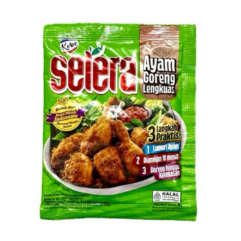 

Kobe Selera Bumbu Ayam Goreng Lengkuas 80gr