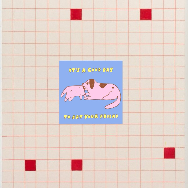 

Eat Your Friends Die Cut Sticker