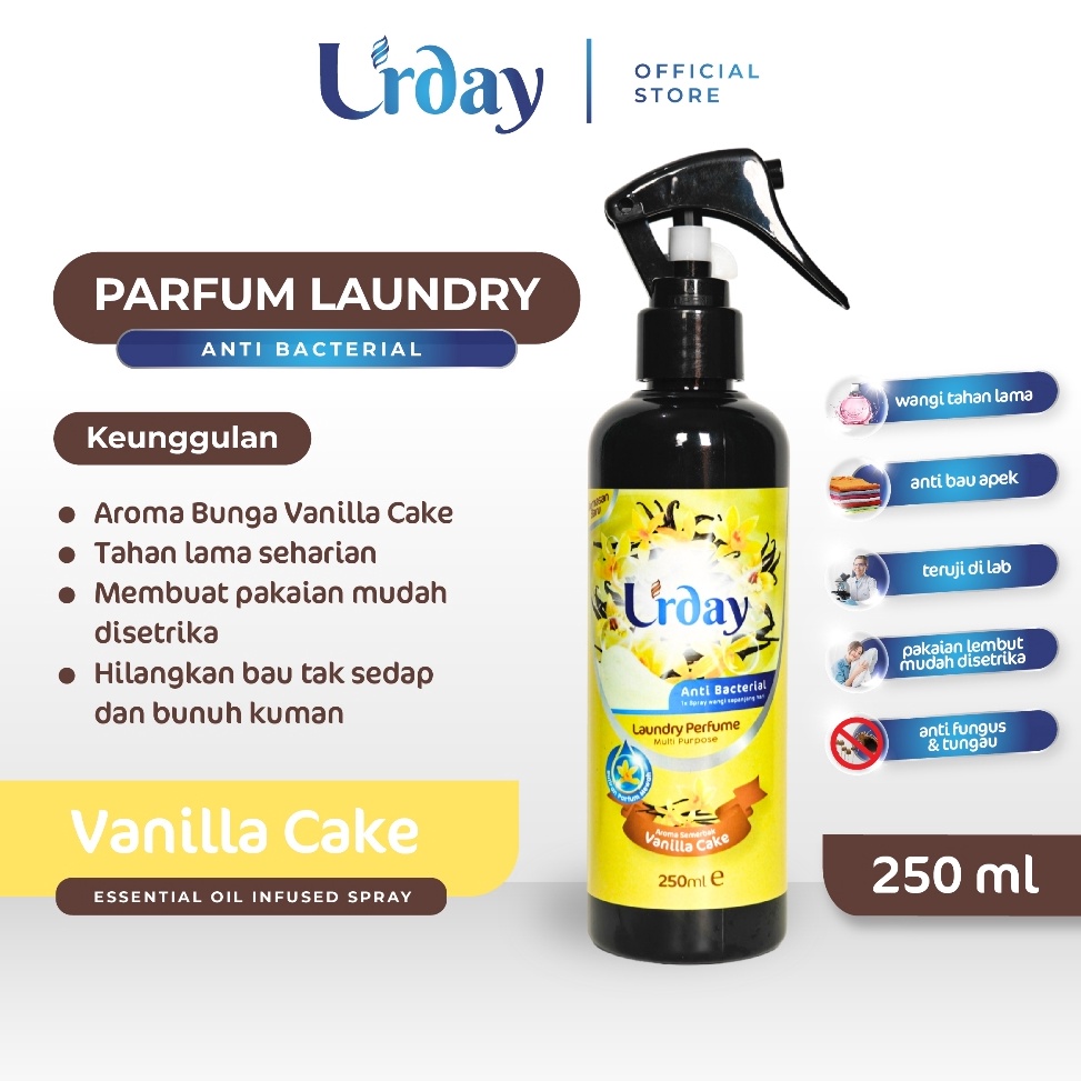 Parfum laundry vanilla cake  Room  n spray 25ml tahan lama