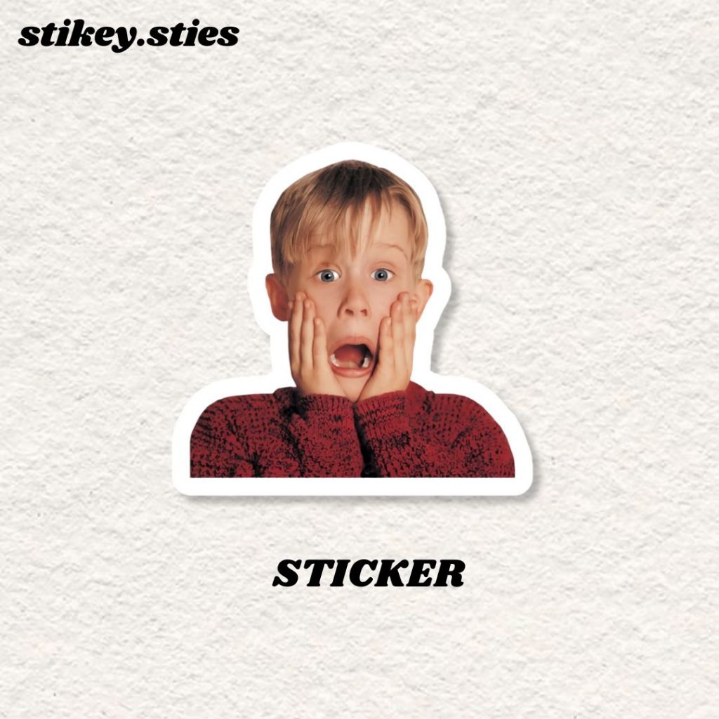 

STICKER KEVIN HOME ALONE AESTHETIC ANTI AIR VINYL / STIKER BRAND HELM LAPTOP HP MOTOR TUMBLR TAS KOPER