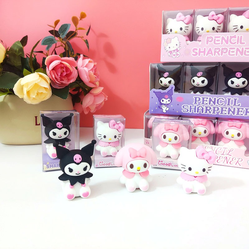 

BYK AC0002 Rautan Serutan Sharpener Pensil pencil Sanrio Lucu Boneka Plastik